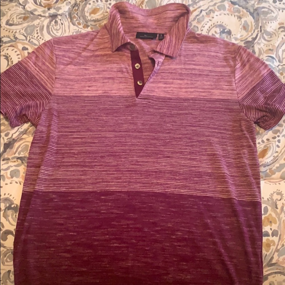 Short sleeve collared shirt. Boys/young men.